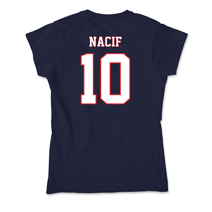 UConn - NCAA Men's Soccer : Rashid Nacif - Soft Style Women’s T-Shirt-1