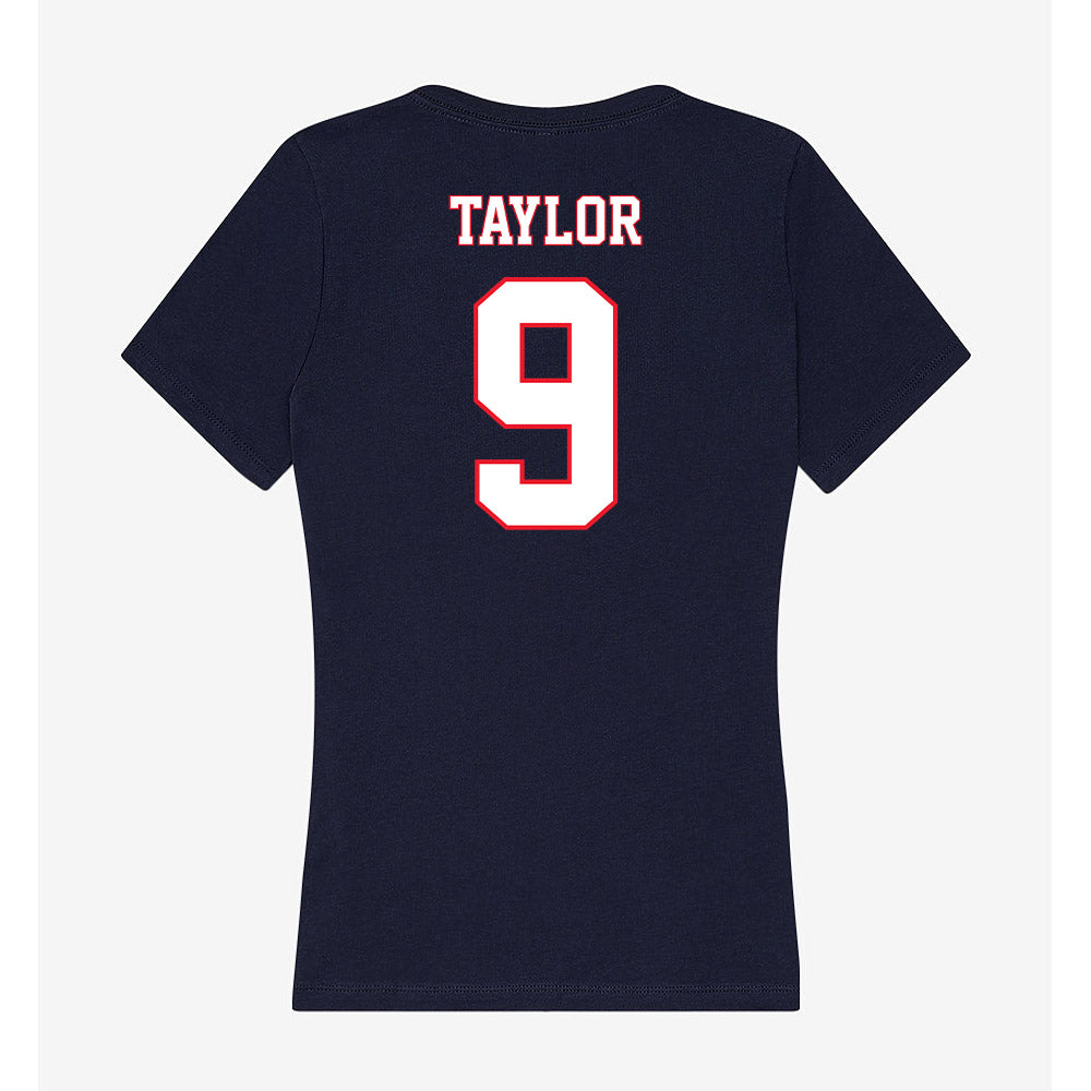 UConn - NCAA Baseball : Chase Taylor - Women's V-Neck T-Shirt-1