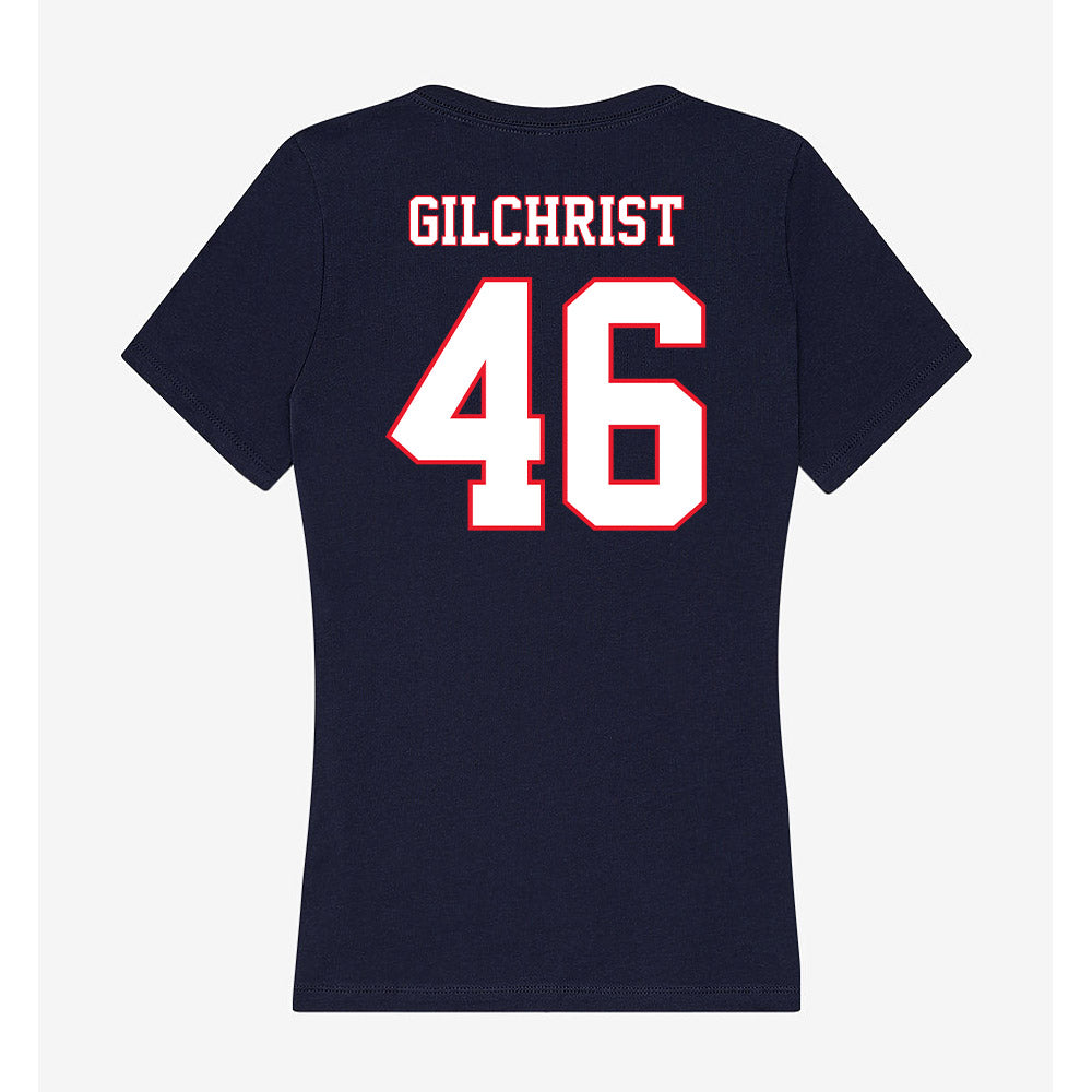 UConn - NCAA Baseball : Rob Gilchrist - Women's V-Neck T-Shirt-1
