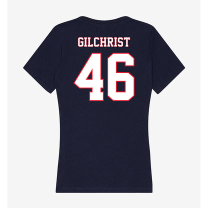 UConn - NCAA Baseball : Rob Gilchrist - Women's V-Neck T-Shirt-1