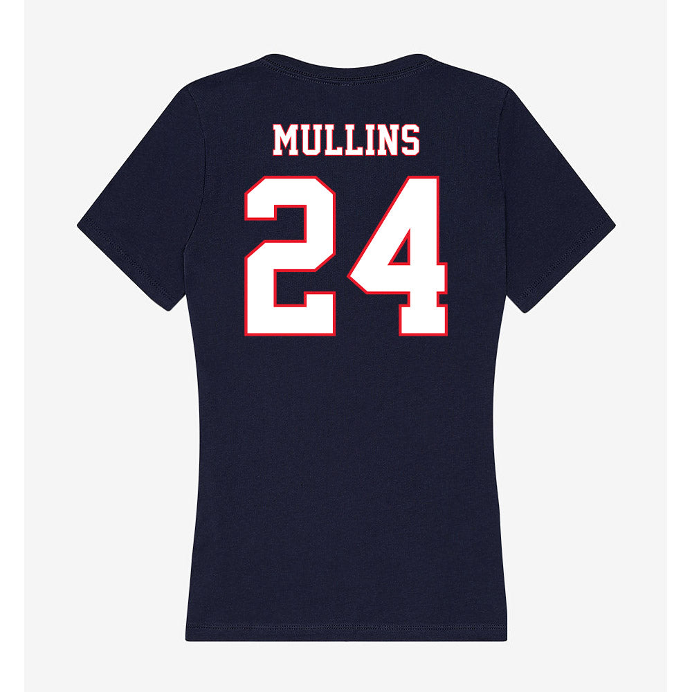 UConn - NCAA Men's Basketball : Braylon Mullins - Women's V-Neck T-Shirt-1