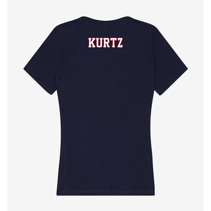 UConn - NCAA Men's Track & Field : Kyle Kurtz - Women's V-Neck T-Shirt-1