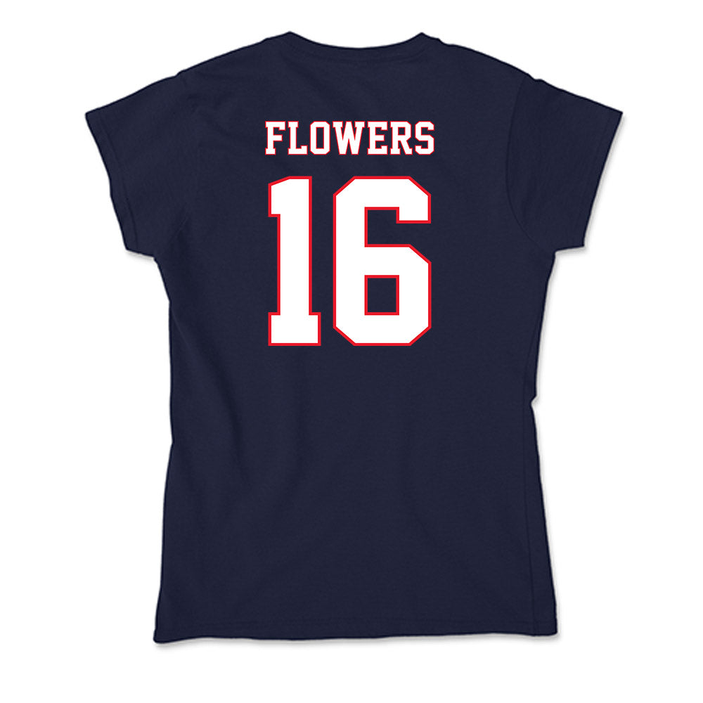 UConn - NCAA Football : Kamren Flowers - Soft Style Women’s T-Shirt-1