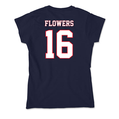 UConn - NCAA Football : Kamren Flowers - Soft Style Women’s T-Shirt-1