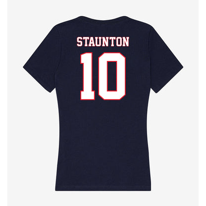 UConn - NCAA Women's Soccer : Maeve Staunton - Women's V-Neck T-Shirt-1