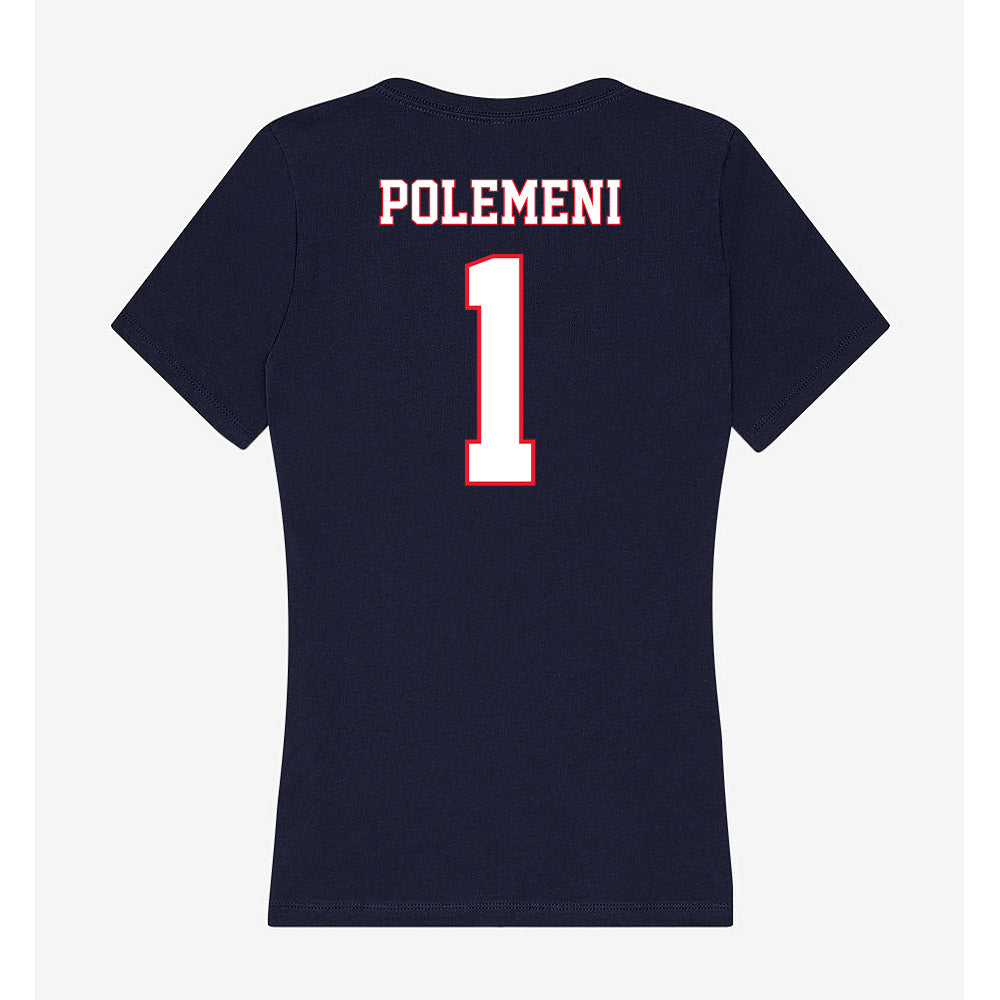 UConn - NCAA Baseball : Christopher Polemeni - Women's V-Neck T-Shirt-1