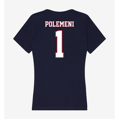 UConn - NCAA Baseball : Christopher Polemeni - Women's V-Neck T-Shirt-1