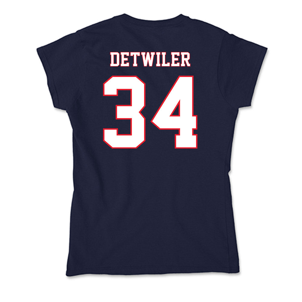 UConn - NCAA Baseball : Bryce Detwiler - Soft Style Women’s T-Shirt-1