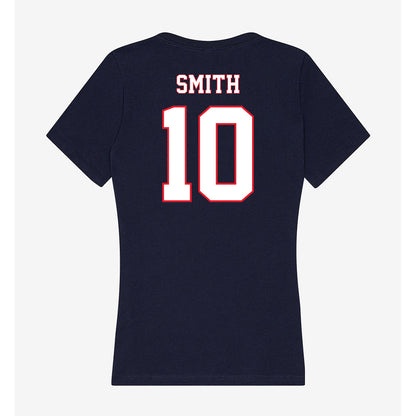 UConn - NCAA Baseball : Drew Smith - Women's V-Neck T-Shirt-1