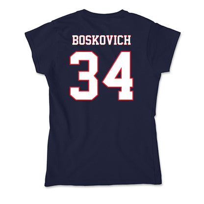 UConn - NCAA Football : Carter Boskovich - Soft Style Women’s T-Shirt-1