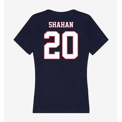 UConn - NCAA Men's Ice Hockey : Kaden Shahan - Women's V-Neck T-Shirt-1