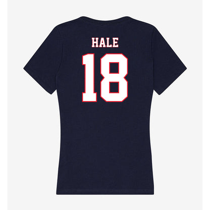 UConn - NCAA Baseball : Charlie Hale - Women's V-Neck T-Shirt-1