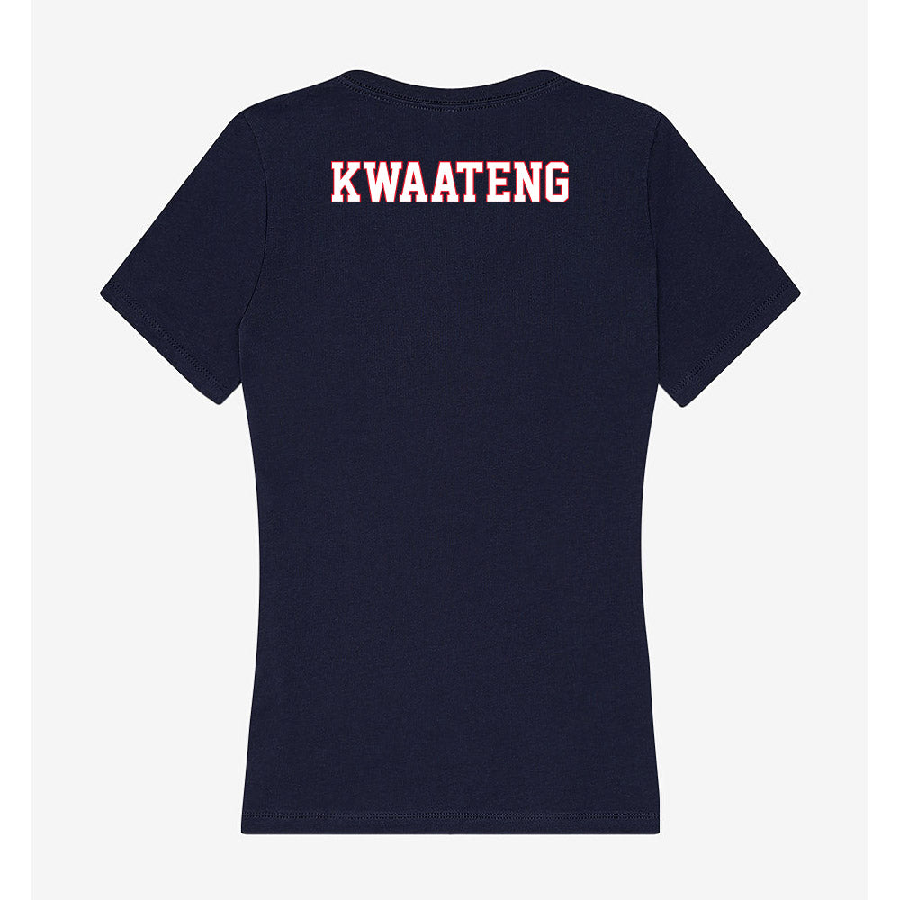 UConn - Men's Track & Field Legends : Richmond Kwaateng - Women's V-Neck T-Shirt-1