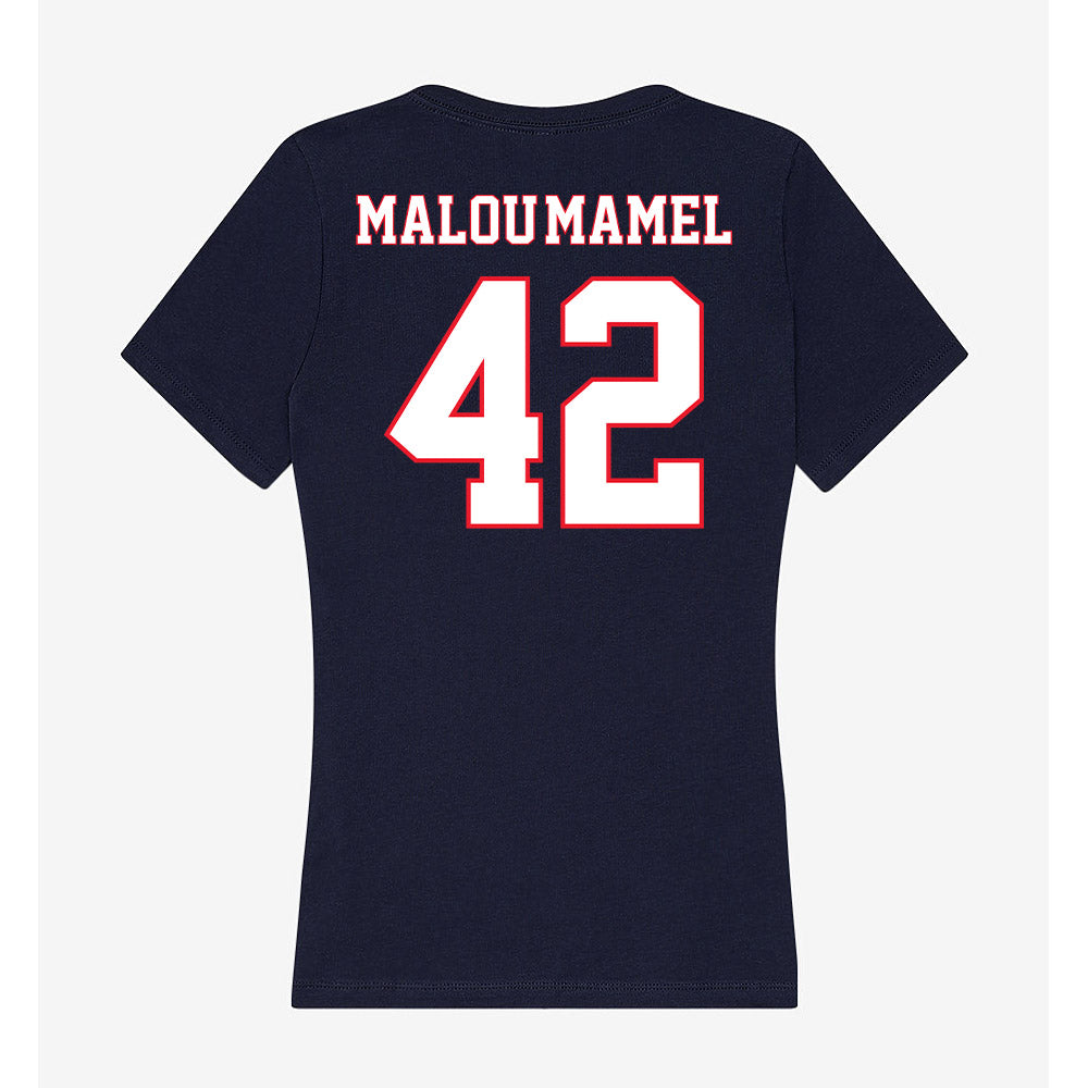 UConn - NCAA Women's Basketball : Gandy Malou-Mamel - Women's V-Neck T-Shirt-1