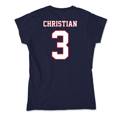 UConn - NCAA Football : Kenji Christian - Soft Style Women’s T-Shirt-1