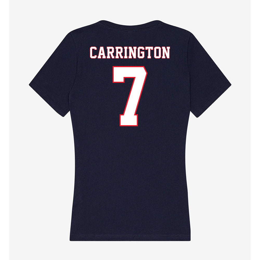 UConn - NCAA Softball : Grace Carrington - Women's V-Neck T-Shirt-1