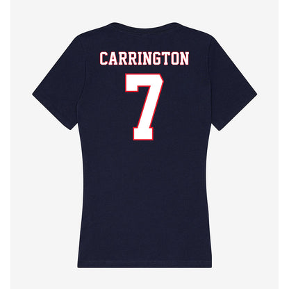 UConn - NCAA Softball : Grace Carrington - Women's V-Neck T-Shirt-1