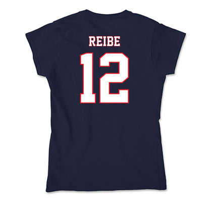 UConn - NCAA Men's Basketball : Eric Reibe - Soft Style Women’s T-Shirt-1
