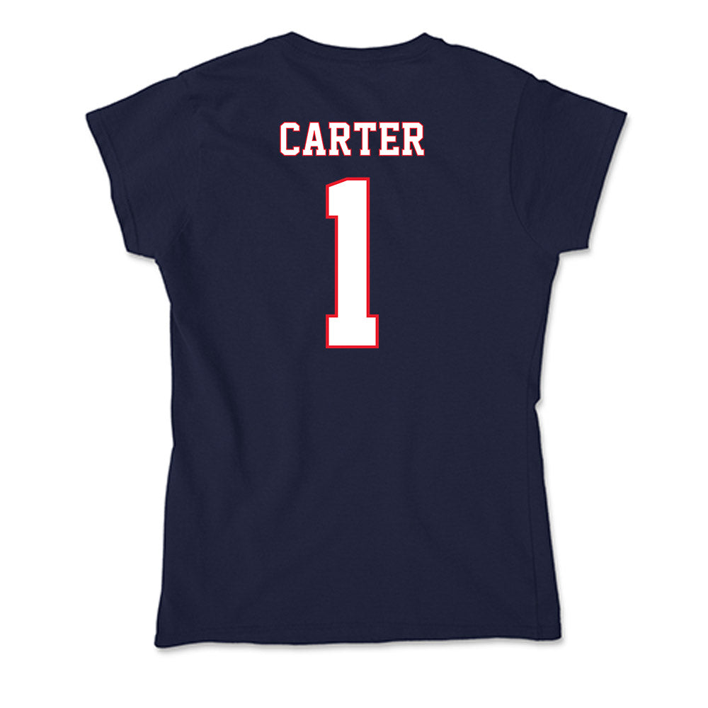 UConn - NCAA Men's Soccer : Adam Carter - Soft Style Women’s T-Shirt-1