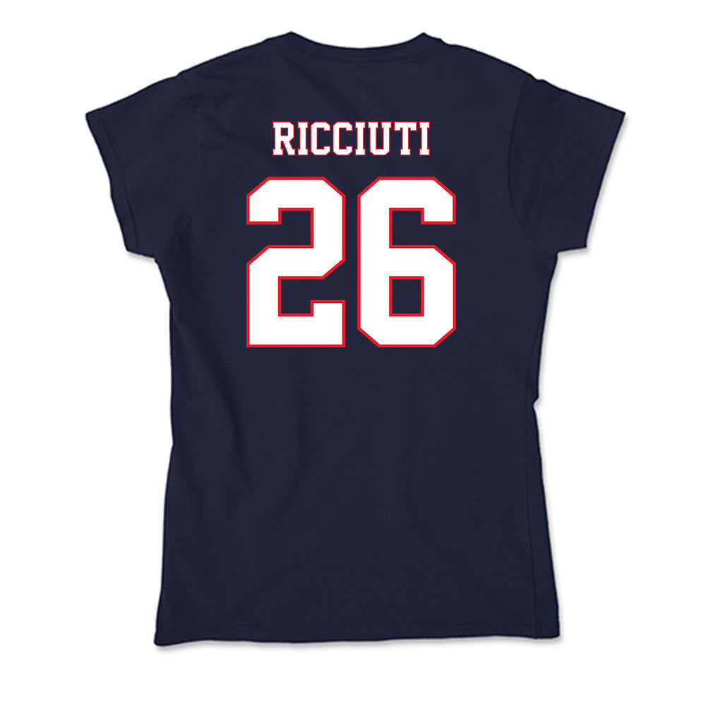 UConn - NCAA Women's Ice Hockey : Leila Ricciuti - Soft Style Women’s T-Shirt-1