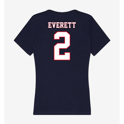 UConn - NCAA Women's Field Hockey : Maya Everett - Women's V-Neck T-Shirt-1