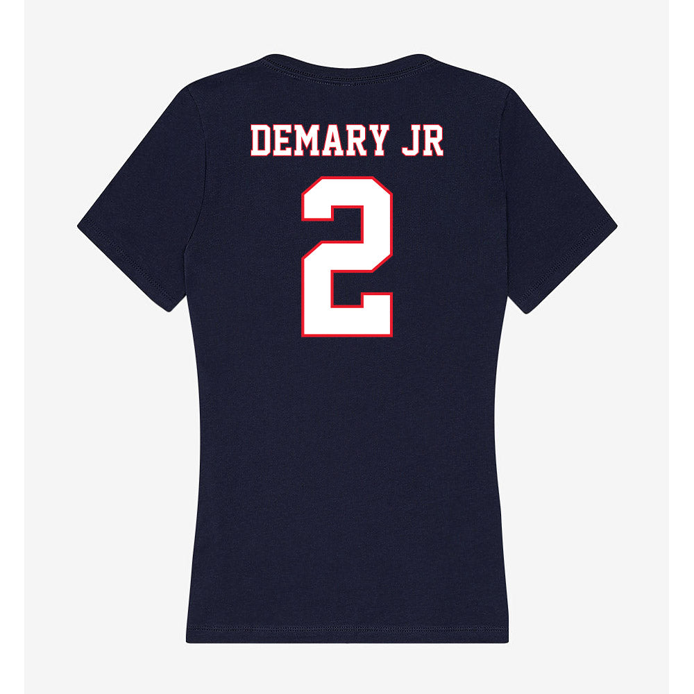 UConn - NCAA Men's Basketball : Silas Demary Jr - Women's V-Neck T-Shirt-1