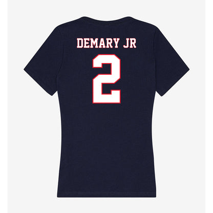 UConn - NCAA Men's Basketball : Silas Demary Jr - Women's V-Neck T-Shirt-1