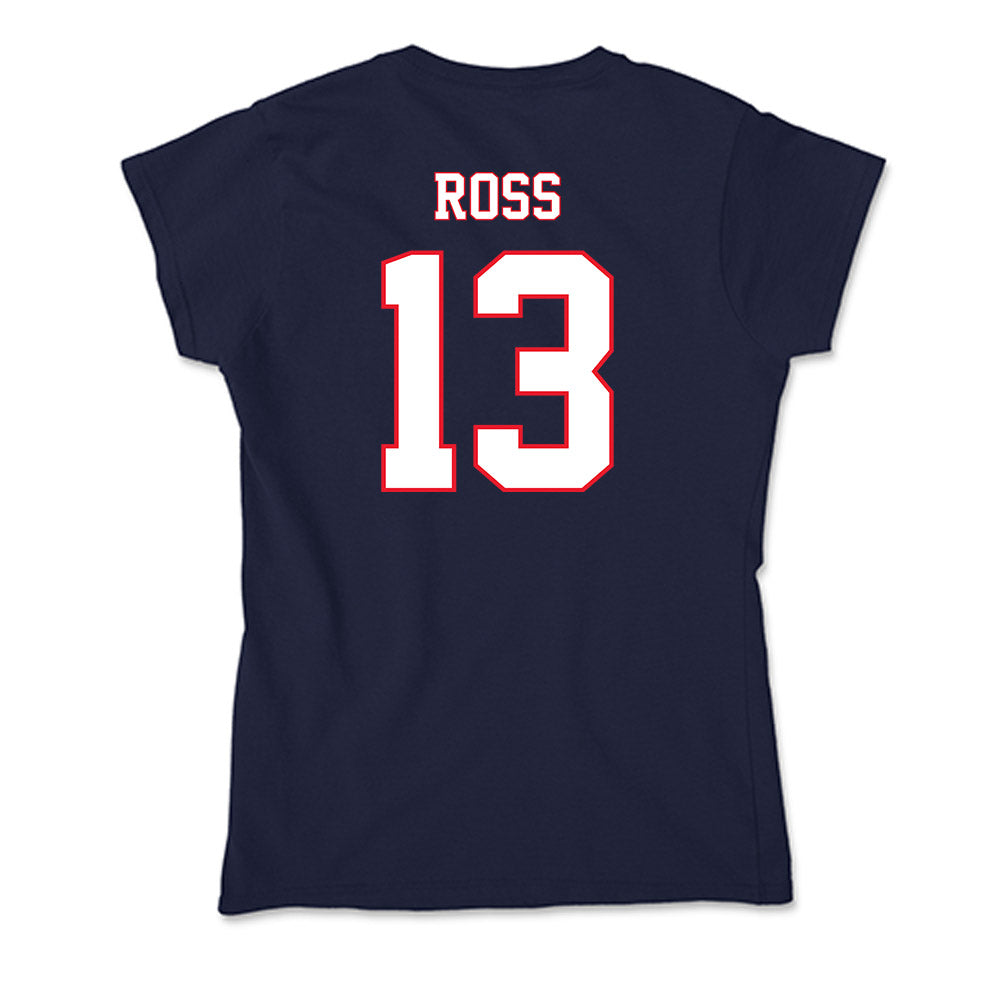 UConn - NCAA Men's Basketball : Jacob ROSS - Soft Style Women’s T-Shirt-1