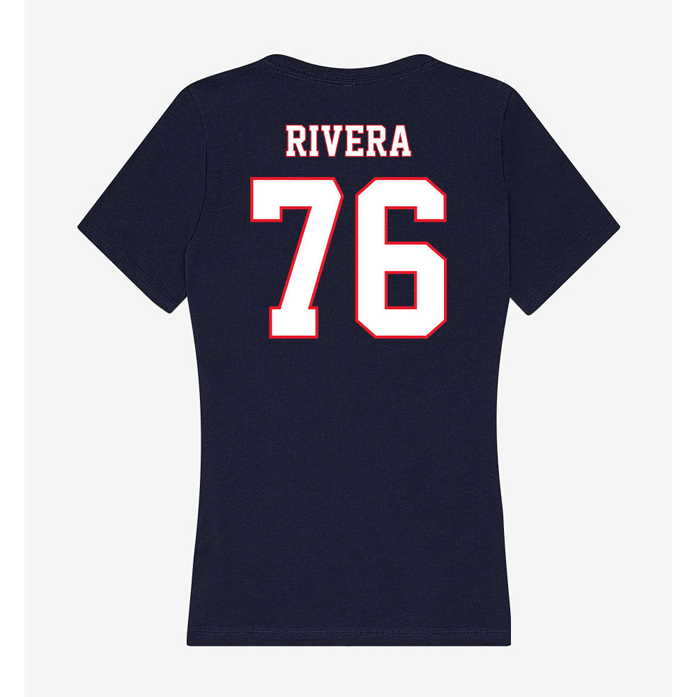 UConn - NCAA Football : Dominic Rivera - Women's V-Neck T-Shirt-1