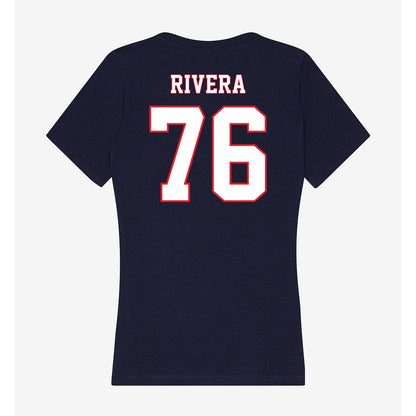 UConn - NCAA Football : Dominic Rivera - Women's V-Neck T-Shirt-1