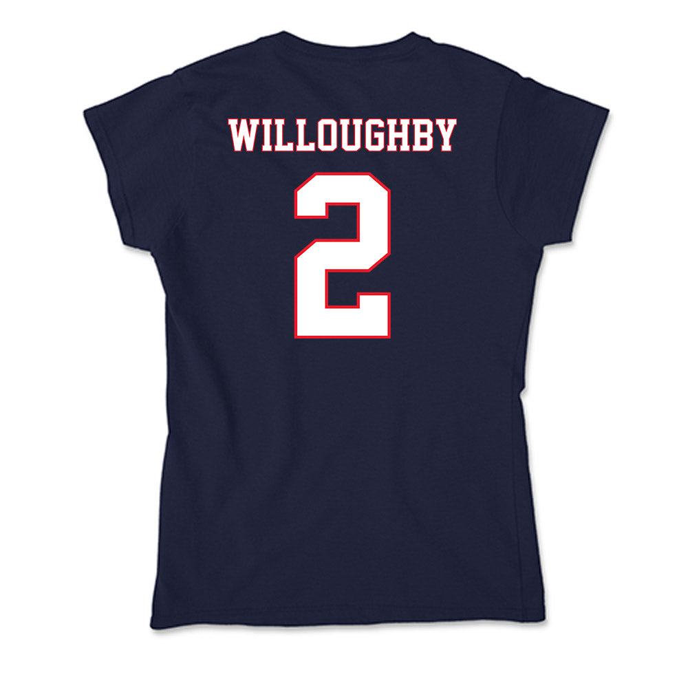 UConn - NCAA Football : Jediyah Willoughby - Soft Style Women’s T-Shirt-1