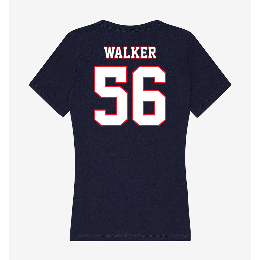 UConn - NCAA Football : Tamarus Walker - Women's V-Neck T-Shirt-1