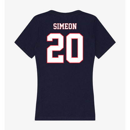 UConn - NCAA Football : Shawn Simeon - Women's V-Neck T-Shirt-1
