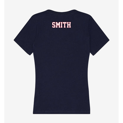 UConn - NCAA Women's Track & Field : Jalynn Smith - Women's V-Neck T-Shirt-1