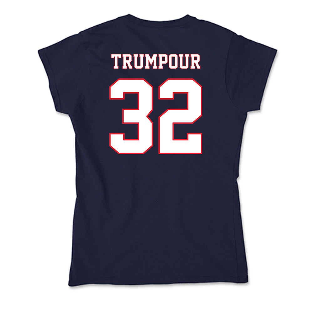 UConn - NCAA Baseball : Austin Trumpour - Soft Style Women’s T-Shirt-1