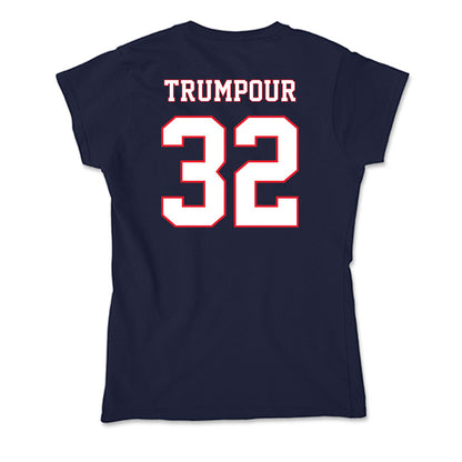 UConn - NCAA Baseball : Austin Trumpour - Soft Style Women’s T-Shirt-1