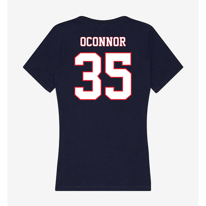 UConn - Women's Basketball Legends : Jean OConnor - Women's V-Neck T-Shirt-1