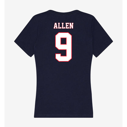 UConn - NCAA Football : Julian Allen - Women's V-Neck T-Shirt-1