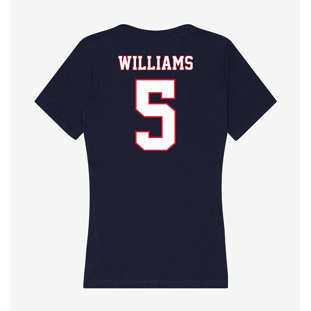 UConn - NCAA Football : Rickey Williams - Women's V-Neck T-Shirt-1