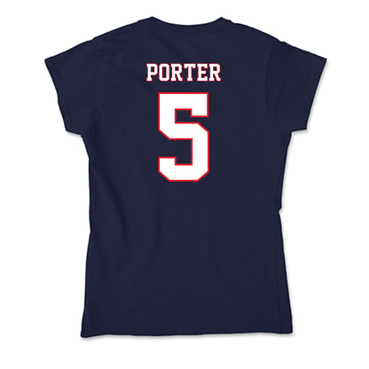 UConn - NCAA Football : Shamar Porter - Soft Style Women’s T-Shirt-1