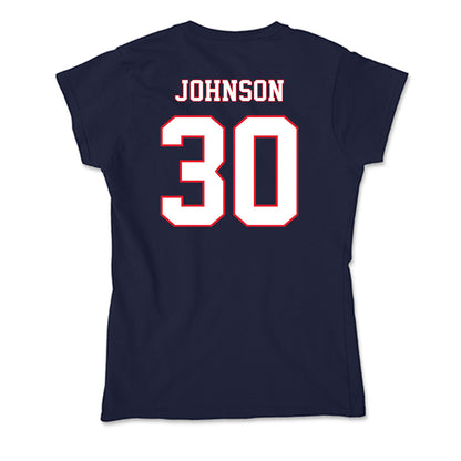 UConn - NCAA Football : Charles Johnson - Soft Style Women’s T-Shirt-1