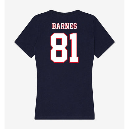 UConn - NCAA Football : Logan Barnes - Women's V-Neck T-Shirt-1