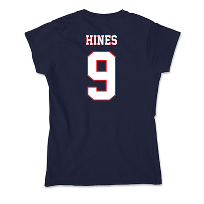 UConn - NCAA Men's Basketball : Na'Jai Hines - Soft Style Women’s T-Shirt-1