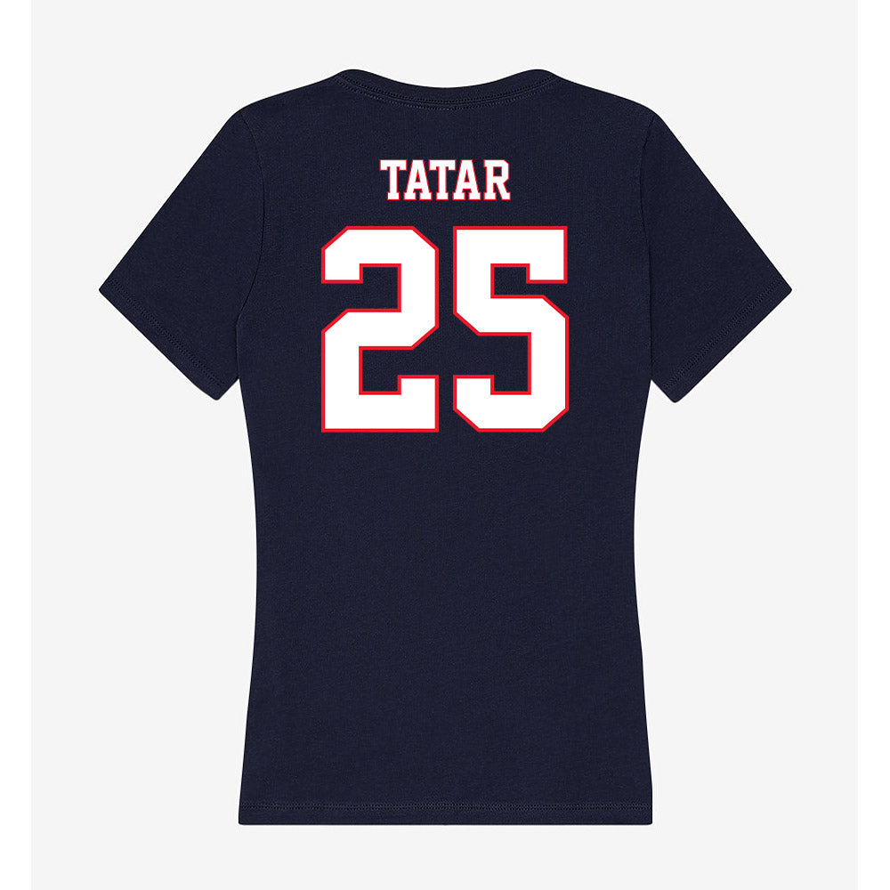 UConn - NCAA Baseball : Ryan Tatar - Women's V-Neck T-Shirt-1