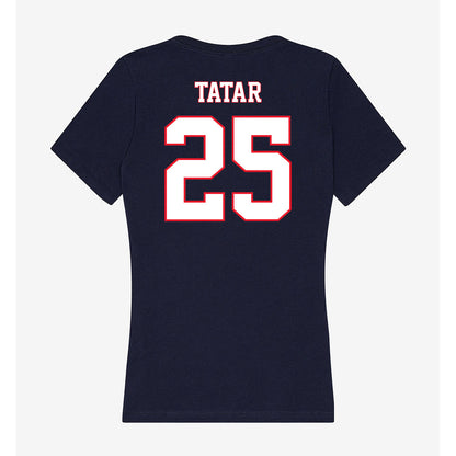 UConn - NCAA Baseball : Ryan Tatar - Women's V-Neck T-Shirt-1