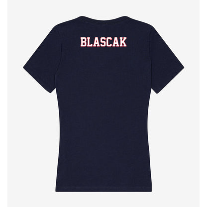 UConn - NCAA Football : Grant Blascak - Women's V-Neck T-Shirt-1