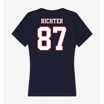 UConn - NCAA Football : Clemens Richter - Women's V-Neck T-Shirt-1