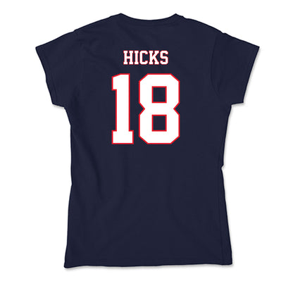 UConn - NCAA Football : Kylish Hicks - Soft Style Women’s T-Shirt-1
