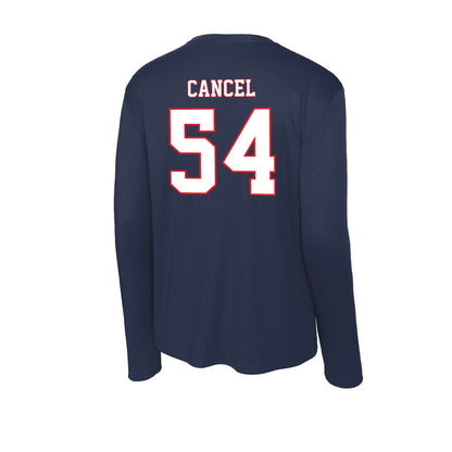 UConn - NCAA Baseball : Chris Cancel - Activewear Long Sleeve T-Shirt-1