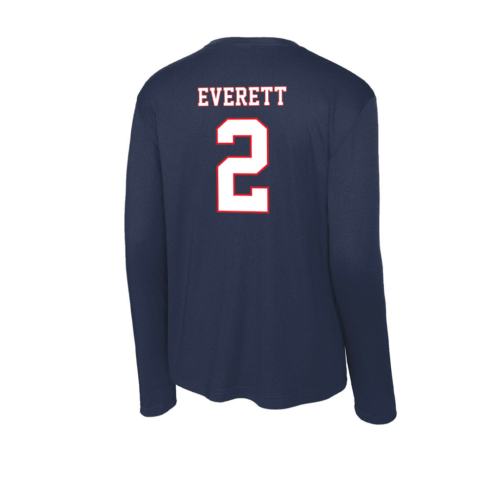 UConn - NCAA Women's Field Hockey : Maya Everett - Activewear Long Sleeve T-Shirt-1